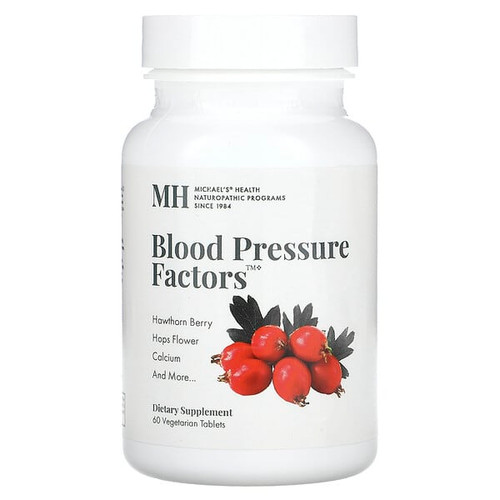 <img alt="Michaels Health, Blood Pressure Factors, 60 Vegetarian Tablets" title="Michaels Health, Blood Pressure Factors, 60 Vegetarian Tablets,755929011926"