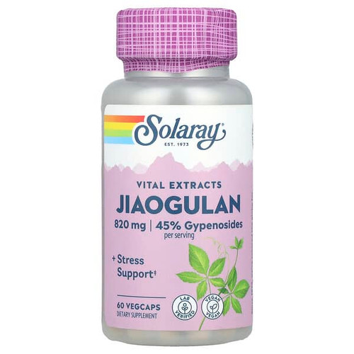 <img alt="Solaray, Jiaogulan, 60 VegCaps (410 mg per Capsule)" title="Solaray, Jiaogulan, 60 VegCaps (410 mg per Capsule),076280366730"