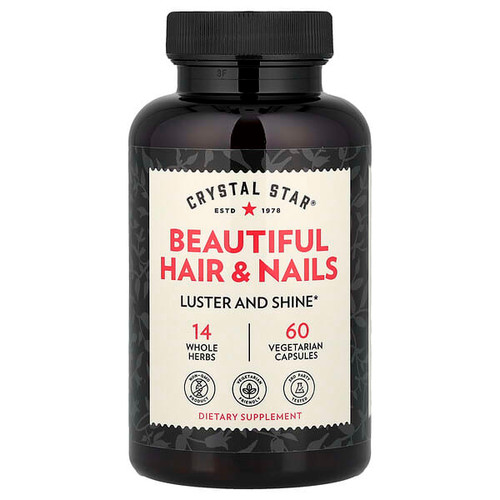 <img alt="Crystal Star, Beautiful Hair & Nails, 60 Vegetarian Capsules" title="Crystal Star, Beautiful Hair & Nails, 60 Vegetarian Capsules,747889013904"