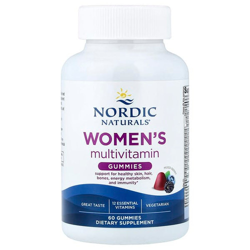 <img alt="Nordic Naturals, Womens Multivitamin Gummies, Mixed Berry, 60 Gummies" title="Nordic Naturals, Womens Multivitamin Gummies, Mixed Berry, 60 Gummies,768990301018"