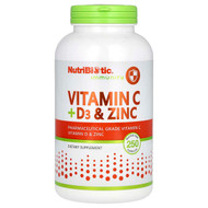 <img alt="NutriBiotic, Immunity, Vitamin C + D3 & Zinc, 250 Capsules" title="NutriBiotic, Immunity, Vitamin C + D3 & Zinc, 250 Capsules,728177005214"