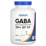 <img alt="Nutricost, GABA, 750 mg, 240 Capsules" title="Nutricost, GABA, 750 mg, 240 Capsules,810014672786"