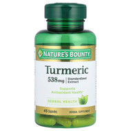 <img alt="Natures Bounty, Turmeric, Standardized Extract, 538 mg, 45 Capsules" title="Natures Bounty, Turmeric, Standardized Extract, 538 mg, 45 Capsules,074312552731"