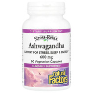 <img alt="Natural Factors, Stress-Relax, Ashwagandha, 600 mg, 60 Vegetarian Capsules" title="Natural Factors, Stress-Relax, Ashwagandha, 600 mg, 60 Vegetarian Capsules,068958028729"