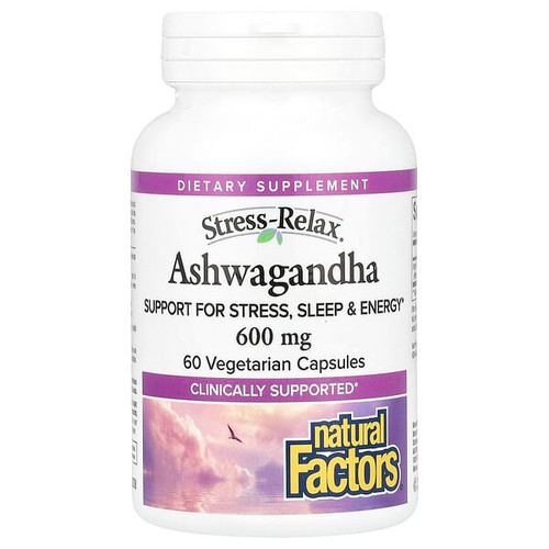 <img alt="Natural Factors, Stress-Relax, Ashwagandha, 600 mg, 60 Vegetarian Capsules" title="Natural Factors, Stress-Relax, Ashwagandha, 600 mg, 60 Vegetarian Capsules,068958028729"
