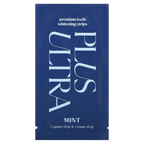 <img alt="Plus Ultra, Premium Teeth Whitening Strips, Mint, 14 Strips" title="Plus Ultra, Premium Teeth Whitening Strips, Mint, 14 Strips,850020837205"