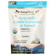 <img alt="DelighTeas, Ayurvedic Cumin Coriander & Fennel, Herbal Detox Tea, Caffeine Free, 30 Luxury Pyramid Tea Bags, 4.2 oz (120 g)" title="DelighTeas, Ayurvedic Cumin Coriander & Fennel, Herbal Detox Tea, Caffeine Free, 30 Luxury Pyramid Tea Bags, 4.2 oz (120 g),732131647433"