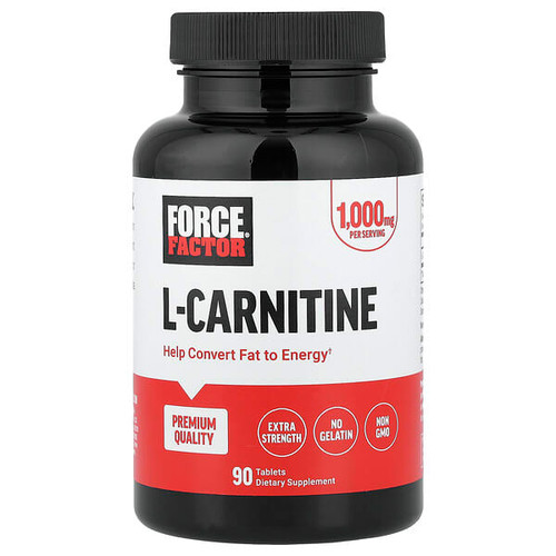 <img alt="Force Factor, L-Carnitine, 1,000 mg, 90 Tablets" title="Force Factor, L-Carnitine, 1,000 mg, 90 Tablets,810126660367"