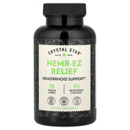 <img alt="Crystal Star, Hemr-Ez Relief, 90 Vegetarian Capsules" title="Crystal Star, Hemr-Ez Relief, 90 Vegetarian Capsules,747889025006"