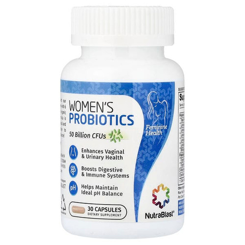 <img alt="NutraBlast, Womens Probiotics, 30 Capsules" title="NutraBlast, Womens Probiotics, 30 Capsules,850020598342"