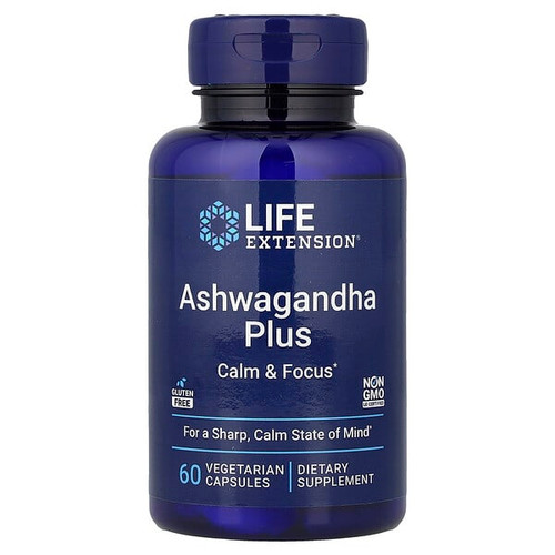 <img alt="Life Extension, Ashwagandha Plus , 60 Vegetarian Capsules" title="Life Extension, Ashwagandha Plus , 60 Vegetarian Capsules,737870251965"