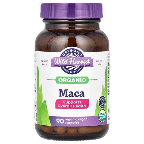 <img alt="Oregons Wild Harvest, Organic Maca, 90 Organic Vegan Capsules (615 mg per Capsule)" title="Oregons Wild Harvest, Organic Maca, 90 Organic Vegan Capsules (615 mg per Capsule),706195004419"