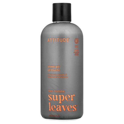 <img alt="ATTITUDE, Super Leaves, Shower Gel, For Men, Patchouli & Bourbon, 14 fl oz (415 ml)" title="ATTITUDE, Super Leaves, Shower Gel, For Men, Patchouli & Bourbon, 14 fl oz (415 ml),626232117233"