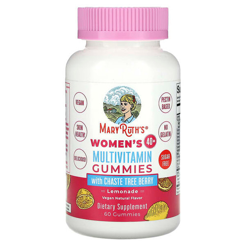 <img alt="MaryRuths, Womens 40+ Multivitamin Gummies With Chaste Tree Berry, Lemonade, 60 Gummies" title="MaryRuths, Womens 40+ Multivitamin Gummies With Chaste Tree Berry, Lemonade, 60 Gummies,810104621298"