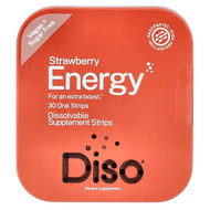 <img alt="Diso, Energy, Strawberry, 30 Oral Strips" title="Diso, Energy, Strawberry, 30 Oral Strips,850058480053"