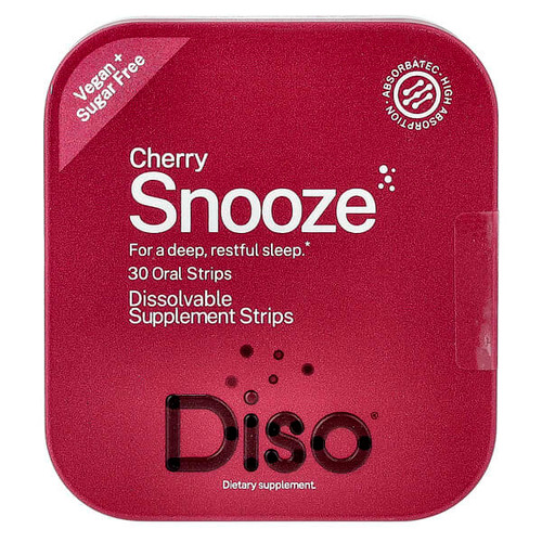 <img alt="Diso, Snooze, Cherry, 30 Oral Strips" title="Diso, Snooze, Cherry, 30 Oral Strips,850058480084"