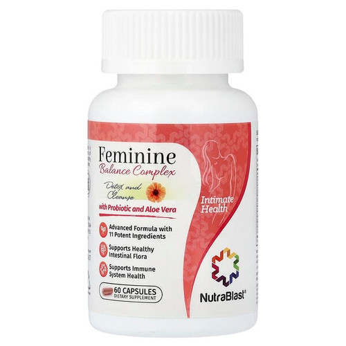 <img alt="NutraBlast, Feminine Balance Complex, 60 Capsules" title="NutraBlast, Feminine Balance Complex, 60 Capsules,644766056477"