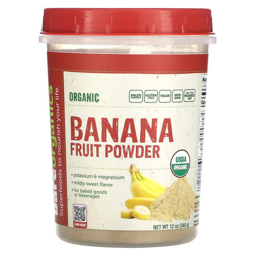 <img alt="BareOrganics, Organic Banana Fruit Powder, 12 oz (340 g)" title="BareOrganics, Organic Banana Fruit Powder, 12 oz (340 g),811079035844"