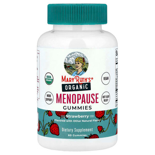 <img alt="MaryRuths, Organic Menopause Gummies, Strawberry, 60 Gummies" title="MaryRuths, Organic Menopause Gummies, Strawberry, 60 Gummies,810104623186"