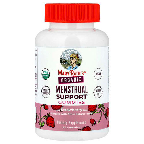 <img alt="MaryRuths, Organic Menstrual Support Gummies, Strawberry, 60 Gummies" title="MaryRuths, Organic Menstrual Support Gummies, Strawberry, 60 Gummies,810104623193"