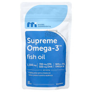 <img alt="Micro Ingredients, Supreme Omega-3 Fish Oil, Fresh Lemon, 60 Softgels" title="Micro Ingredients, Supreme Omega-3 Fish Oil, Fresh Lemon, 60 Softgels,850077801075"