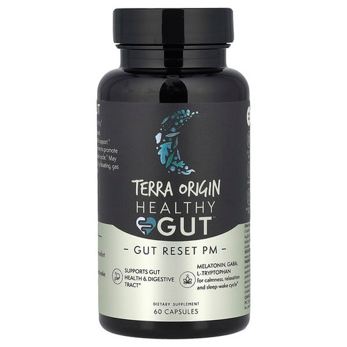 <img alt="Terra Origin, Healthy Gut Reset PM, 60 Capsules" title="Terra Origin, Healthy Gut Reset PM, 60 Capsules,857668007984"