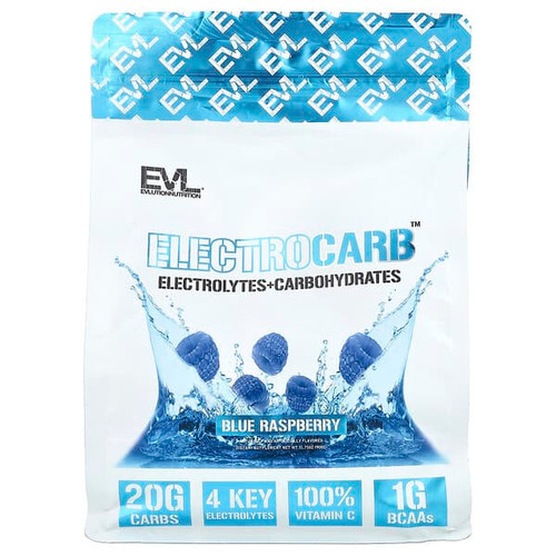 <img alt="EVLution Nutrition, ElectroCarb, Blue Raspberry, 31.75 oz (900 g)" title="EVLution Nutrition, ElectroCarb, Blue Raspberry, 31.75 oz (900 g),810167100471"