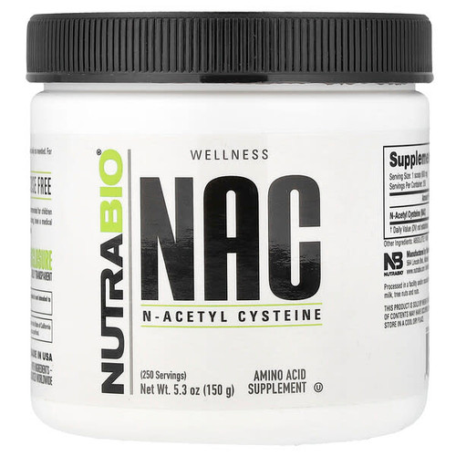 <img alt="NutraBio, NAC, 5.3 oz (150 g)" title="NutraBio, NAC, 5.3 oz (150 g),649908235208"