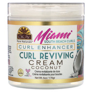<img alt="Okay Pure Naturals, Miami South Beach Curls, Curl Enhancer, Curl Reviving Cream, 6 oz (170 g)" title="Okay Pure Naturals, Miami South Beach Curls, Curl Enhancer, Curl Reviving Cream, 6 oz (170 g),810086470341"
