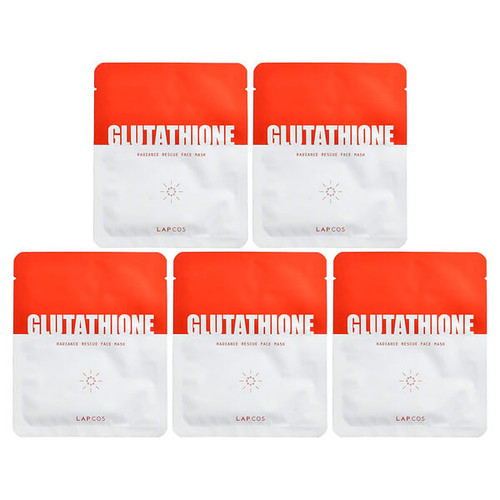 <img alt="Lapcos, Glutathione, Radiance Rescue Beauty Face Mask, 5 Sheets, 0.91 oz (26 g) Each" title="Lapcos, Glutathione, Radiance Rescue Beauty Face Mask, 5 Sheets, 0.91 oz (26 g) Each,818929025512"