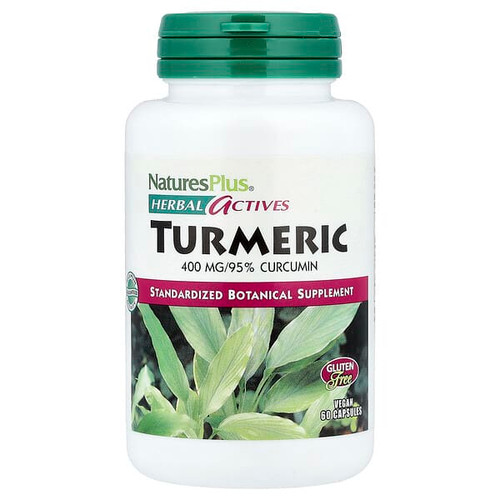 <img alt="NaturesPlus, Herbal Actives, Turmeric, 400 mg, 60 Capsules" title="NaturesPlus, Herbal Actives, Turmeric, 400 mg, 60 Capsules,097467072848"