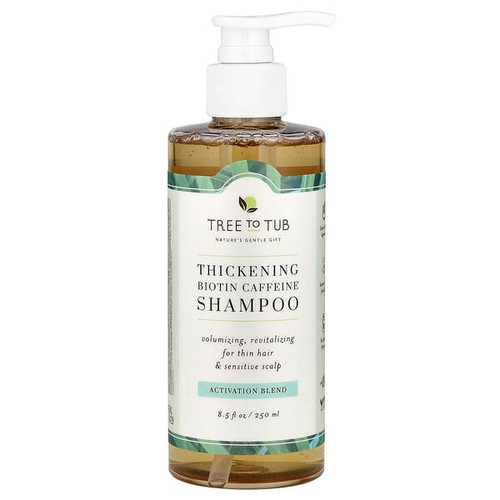 <img alt="Tree To Tub, Thickening Biotin Caffeine Shampoo, Activation Blend , 8.5 fl oz (250 ml)" title="Tree To Tub, Thickening Biotin Caffeine Shampoo, Activation Blend , 8.5 fl oz (250 ml),724597482468"