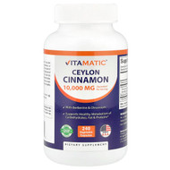 <img alt="Vitamatic, Ceylon Cinnamon, 240 Vegetable Capsules" title="Vitamatic, Ceylon Cinnamon, 240 Vegetable Capsules,810078474234"