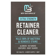 <img alt="M3, Retainer Cleaner, Mint, 120 Tablets" title="M3, Retainer Cleaner, Mint, 120 Tablets,850021371029"
