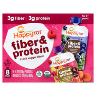 <img alt="Happy Family Organics, Happy Tot, Fiber & Protein, For 2+ Years, Variety Pack, 8 Pouches, 4 oz (113 g) Each" title="Happy Family Organics, Happy Tot, Fiber & Protein, For 2+ Years, Variety Pack, 8 Pouches, 4 oz (113 g) Each,819573017069"