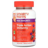 <img alt="SmartyPants, Kids, Triple Action Immunity Gummies with Elderberry, 60 Gummies" title="SmartyPants, Kids, Triple Action Immunity Gummies with Elderberry, 60 Gummies,817053024064"