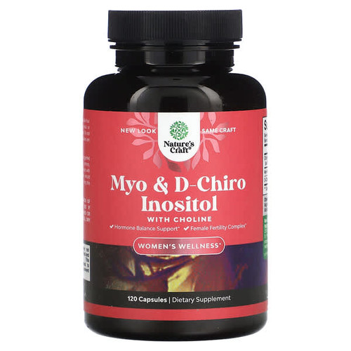 <img alt="Natures Craft, Myo & D-Chiro Inositol with Choline, 120 Capsules" title="Natures Craft, Myo & D-Chiro Inositol with Choline, 120 Capsules,850047947420"