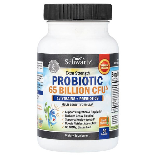 <img alt="BioSchwartz, Probiotic, 30 Capsules" title="BioSchwartz, Probiotic, 30 Capsules,850013512423"