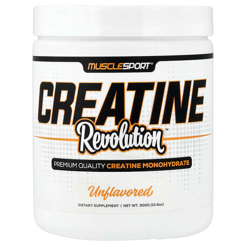 <img alt="MuscleSport, Creatine Revolution, Unflavored, 10.6 oz (300 g)" title="MuscleSport, Creatine Revolution, Unflavored, 10.6 oz (300 g),718117089015"