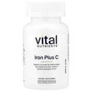 <img alt="Vital Nutrients, Iron Plus C, 100 Vegan Capsules" title="Vital Nutrients, Iron Plus C, 100 Vegan Capsules,693465315118"