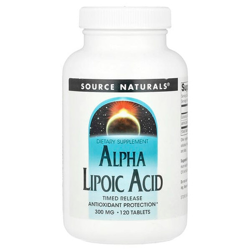 <img alt="Source Naturals, Alpha Lipoic Acid, Timed Release, 120 Tablets" title="Source Naturals, Alpha Lipoic Acid, Timed Release, 120 Tablets,021078014331"