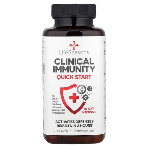 <img alt="LifeSeasons, Clinical Immunity, Quick-Start, 60 Veg Capsules" title="LifeSeasons, Clinical Immunity, Quick-Start, 60 Veg Capsules,810034445001"