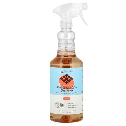 <img alt="Kin+Kind, Pee + Stain + Odor Destroyer, Multisurface, Citrus, 32 fl oz (946 ml)" title="Kin+Kind, Pee + Stain + Odor Destroyer, Multisurface, Citrus, 32 fl oz (946 ml),850027253190"