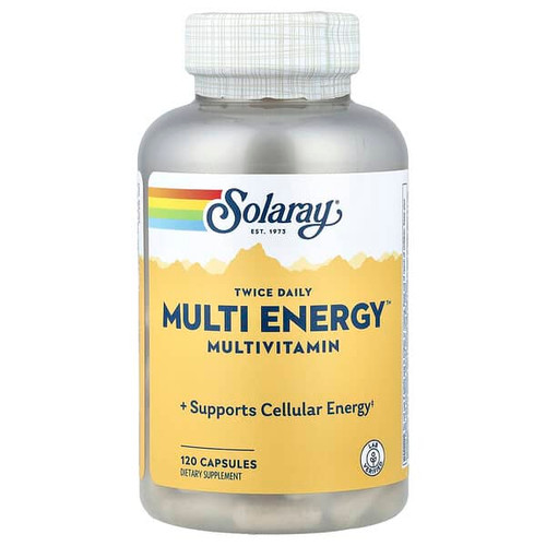 <img alt="Solaray, Twice Daily Multi Energy Multivitamin, Iron Free, 120 Capsules" title="Solaray, Twice Daily Multi Energy Multivitamin, Iron Free, 120 Capsules,076280047455"