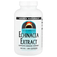 <img alt="Source Naturals, Echinacea Extract, 500 mg, 200 Capsules" title="Source Naturals, Echinacea Extract, 500 mg, 200 Capsules,021078015963"