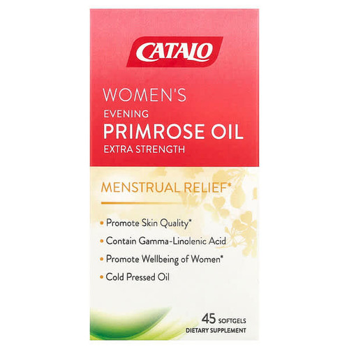 <img alt="CATALO, Womens Evening Primrose Oil, 45 Softgels" title="CATALO, Womens Evening Primrose Oil, 45 Softgels,810399028970"