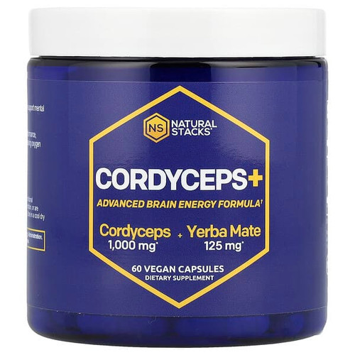 <img alt="Natural Stacks, Cordyceps+, 60 Vegan Capsules" title="Natural Stacks, Cordyceps+, 60 Vegan Capsules,850038130848"
