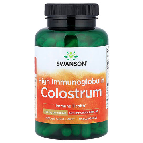 <img alt="Swanson Vitamins, High Immunoglobulin Colostrum, 120 Capsules (500 mg per Capsule)" title="Swanson Vitamins, High Immunoglobulin Colostrum, 120 Capsules (500 mg per Capsule),087614021492"