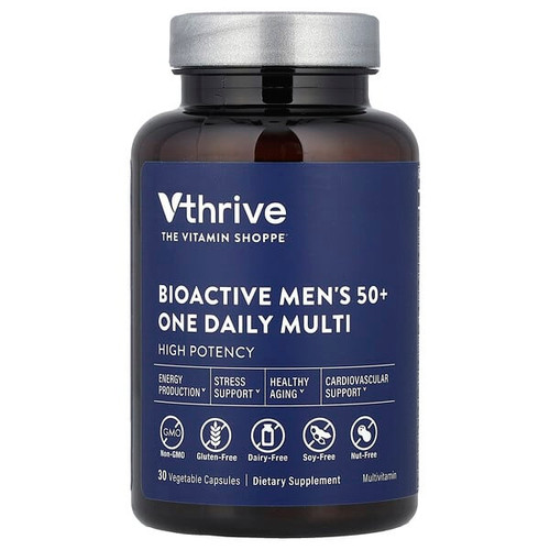 <img alt="Vthrive, Bioactive Mens 50+ One Daily Multi, 30 Vegetable Capsules" title="Vthrive, Bioactive Mens 50+ One Daily Multi, 30 Vegetable Capsules,766536061051"
