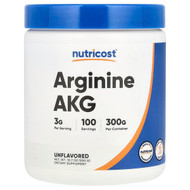<img alt="Nutricost, Arginine AKG, Unflavored, 10.7 oz (300 g)" title="Nutricost, Arginine AKG, Unflavored, 10.7 oz (300 g),810139573029"